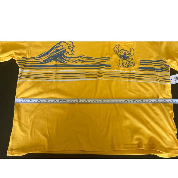 NWT Disney Parks Size Stitch Mustard Yellow Crop Top Size M - Picture 8 of 13